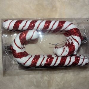 Old Time Pottery 6" Candy Cane 6 Pk Hanging Ornaments